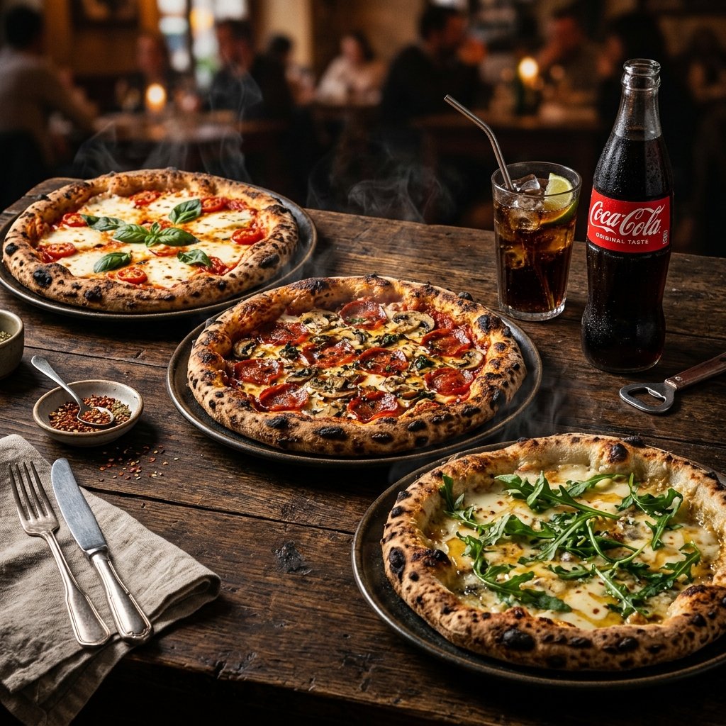 Menu Groupe : 3 Pizzas Sénior + Coca 1,5L