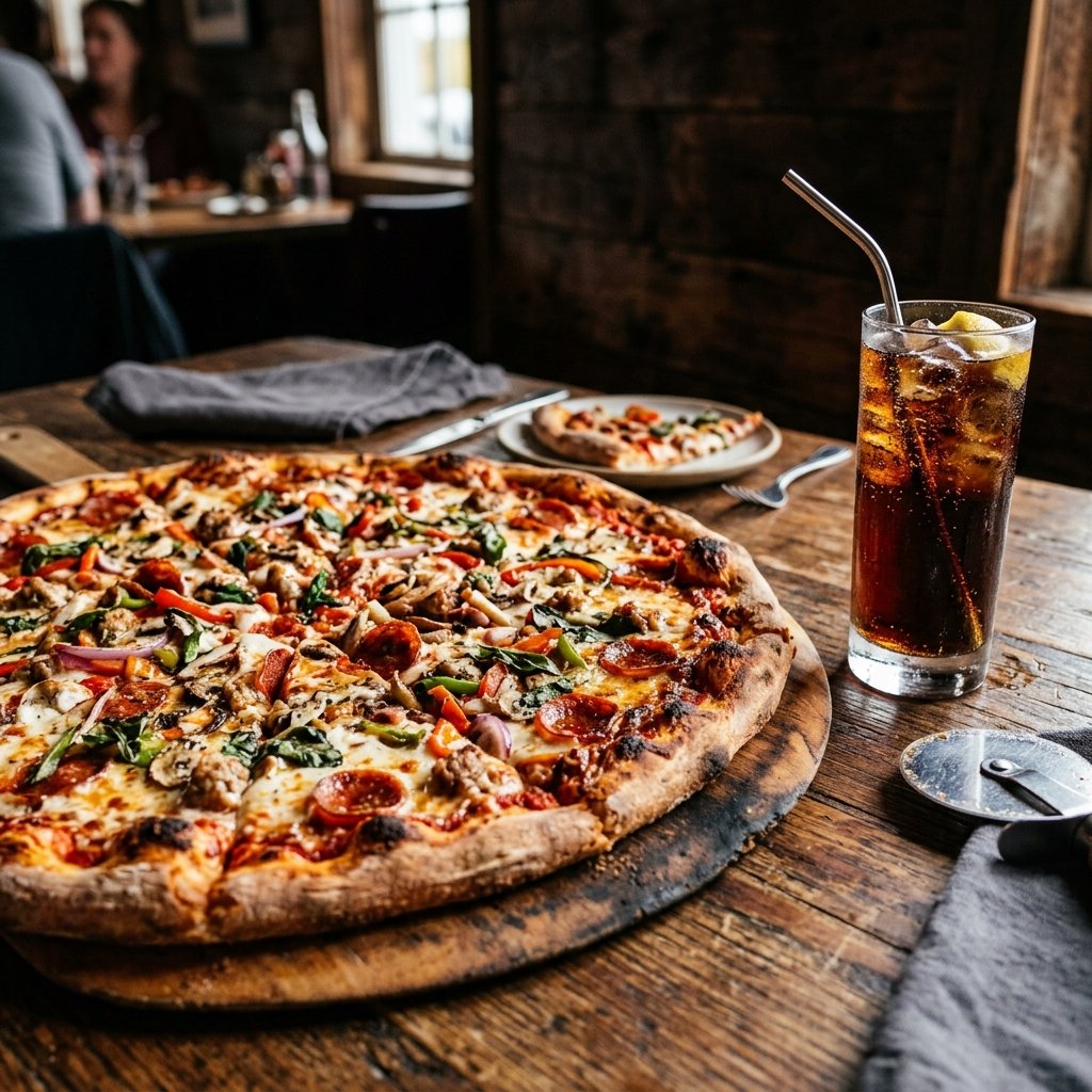 1 Pizza Méga + Coca 1,5L